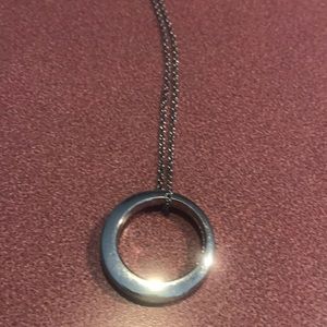 Long silver chain “32” with “3” extender